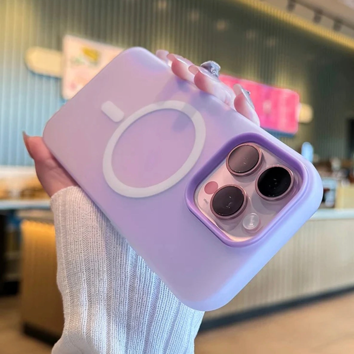 iPhone 16 pro max Oil Mag case | double layer case ￼