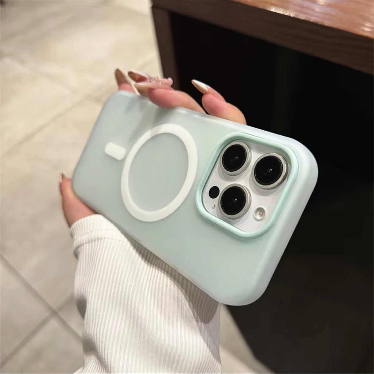 iPhone 16 pro max Oil Mag case | double layer case ￼