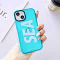 iPhone 15 SEA Back Cover | Full Camera Protection | raised Edges | Super Soft Silicone | Back Case | Sea case for iPhone & Android