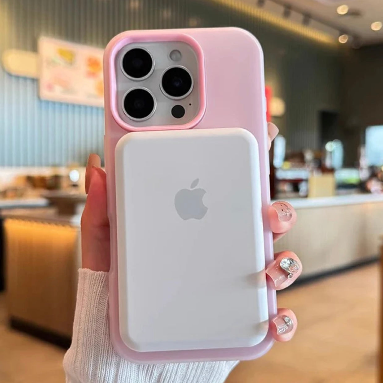 iPhone 16 pro max Oil Mag case | double layer case ￼