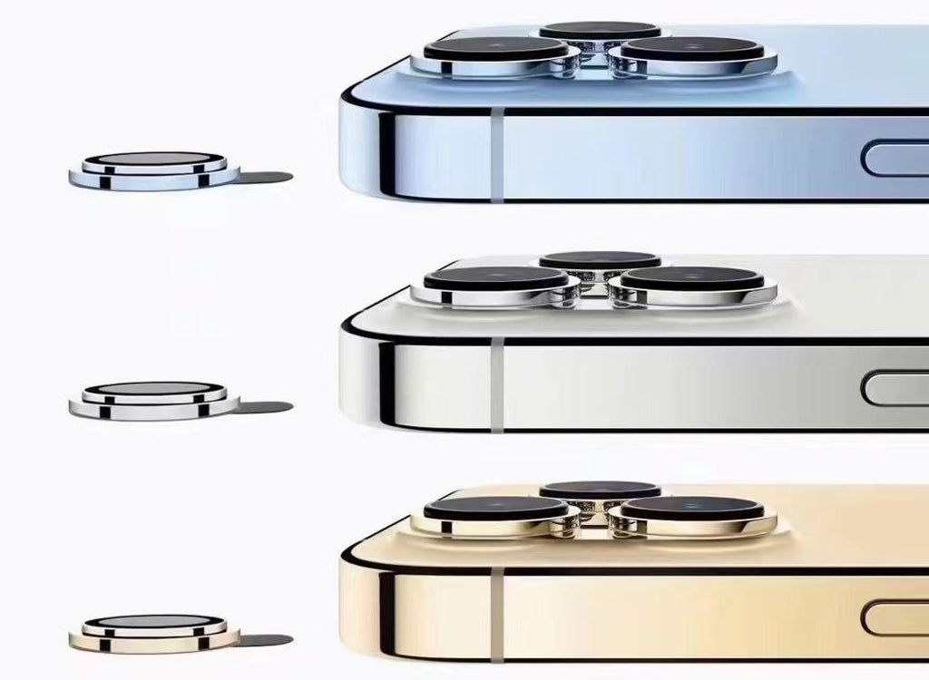 Aluminum Alloy Camera Protective Film Color Lens Tempered Glass Screen Protector for iPhones Lens Protector